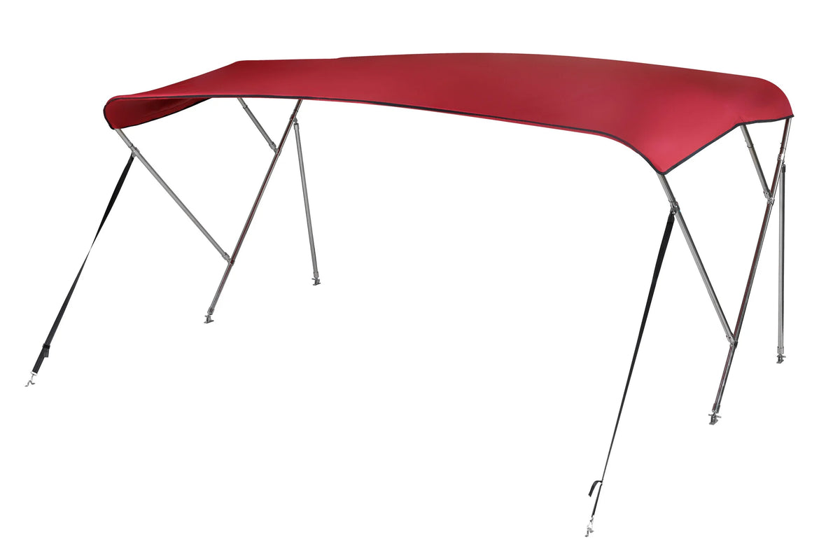 NALUX  RVS Biminitop 3 bogen - Hoogte 117 cm -Breedte 231-243 cm