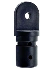 Eindstuk met oog bevestiging voor biminitop buisdiameter: 25mm