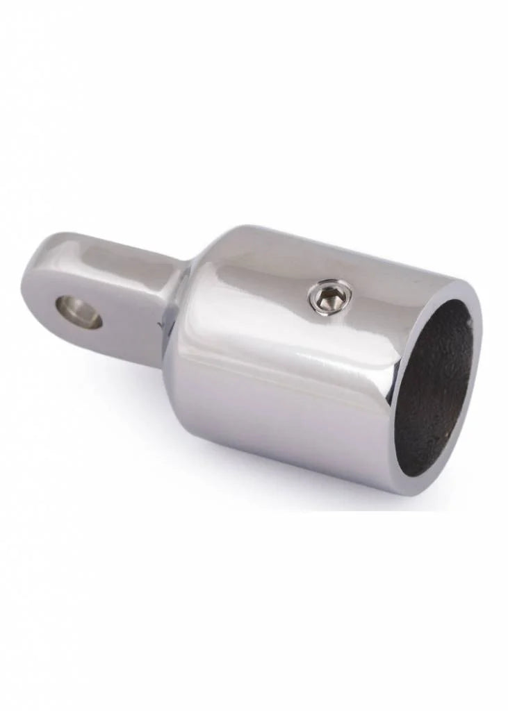 Eindkap buis met oog - RVS - 22 mm