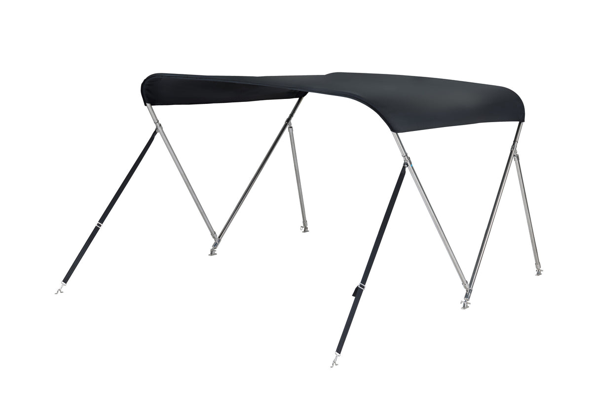 NALUX RVS Biminitop 2 bogen - Hoogte 110 cm -Breedte 110-130 cm