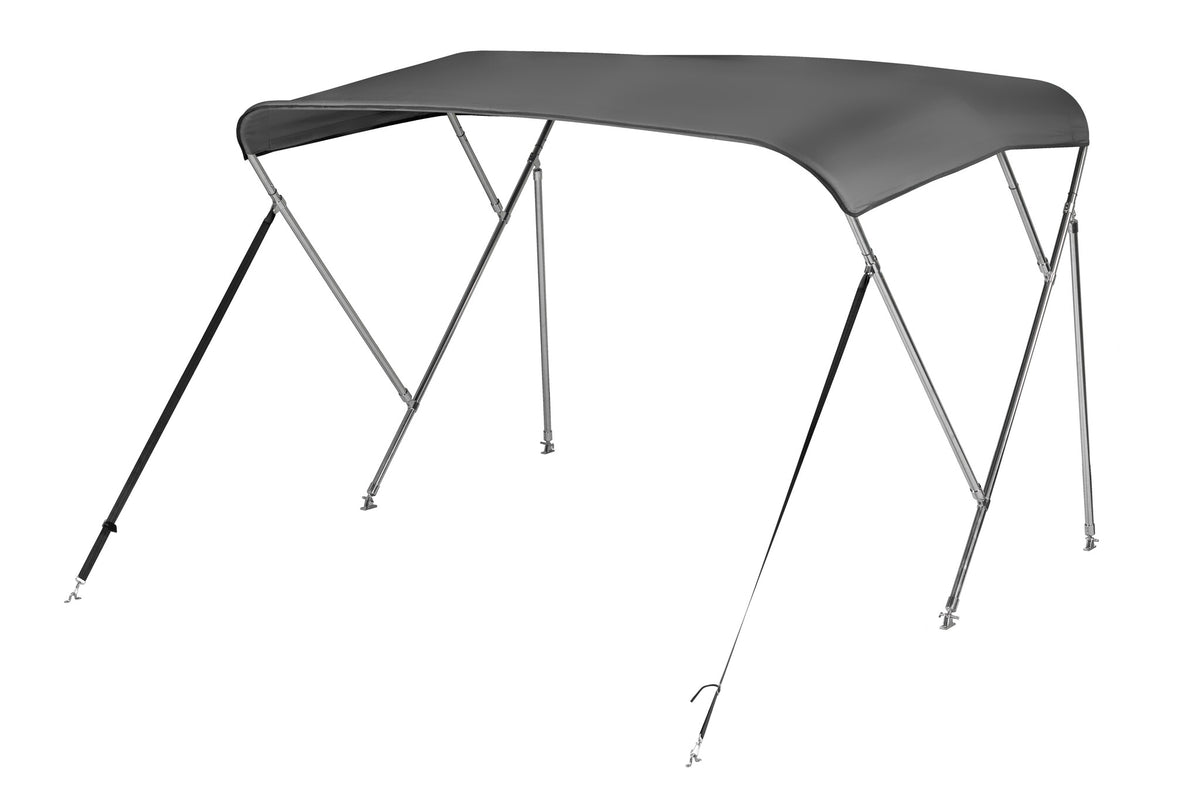 NALUX  RVS Biminitop 3 bogen - Hoogte 117 cm -Breedte 246-261 cm