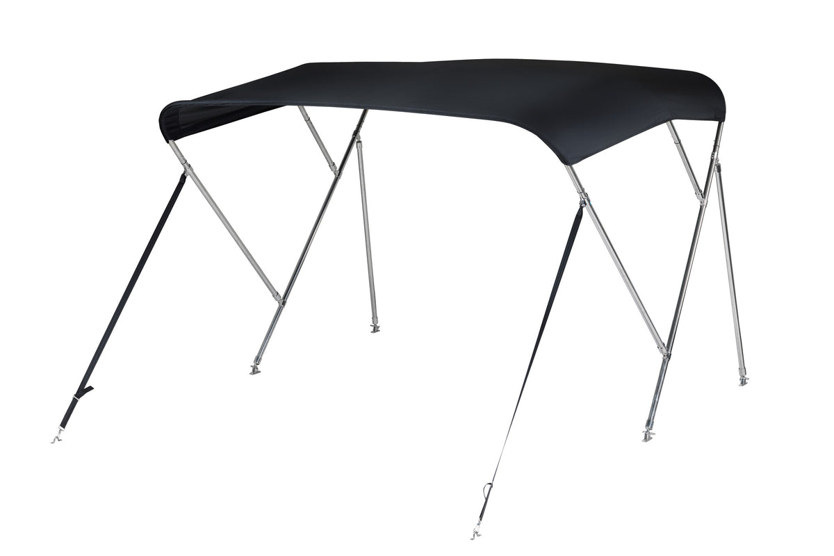 NALUX  RVS Biminitop 3 bogen - Hoogte 117 cm -Breedte 137-152 cm